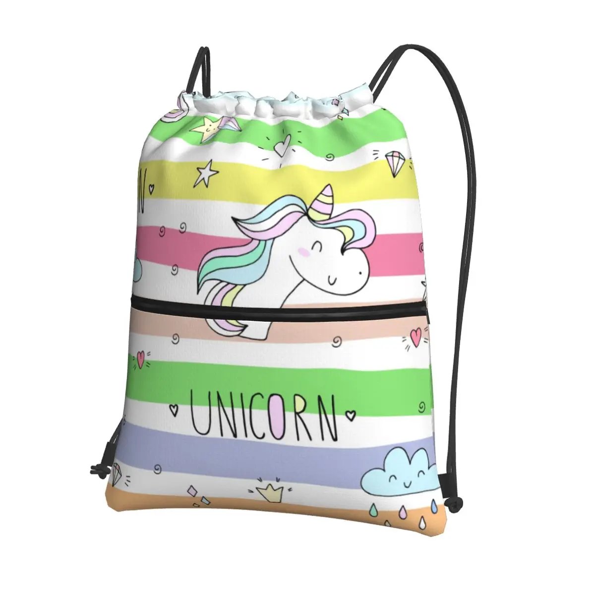 Women Man Sports Travel Bag Fitness Swimming Bag Cute Hand Drawn Unicorn Pattern Illustration
Women Man Sports Travel Bag Fitness Swimming Bag Cute Hand Drawn Unicorn Pattern Illustration