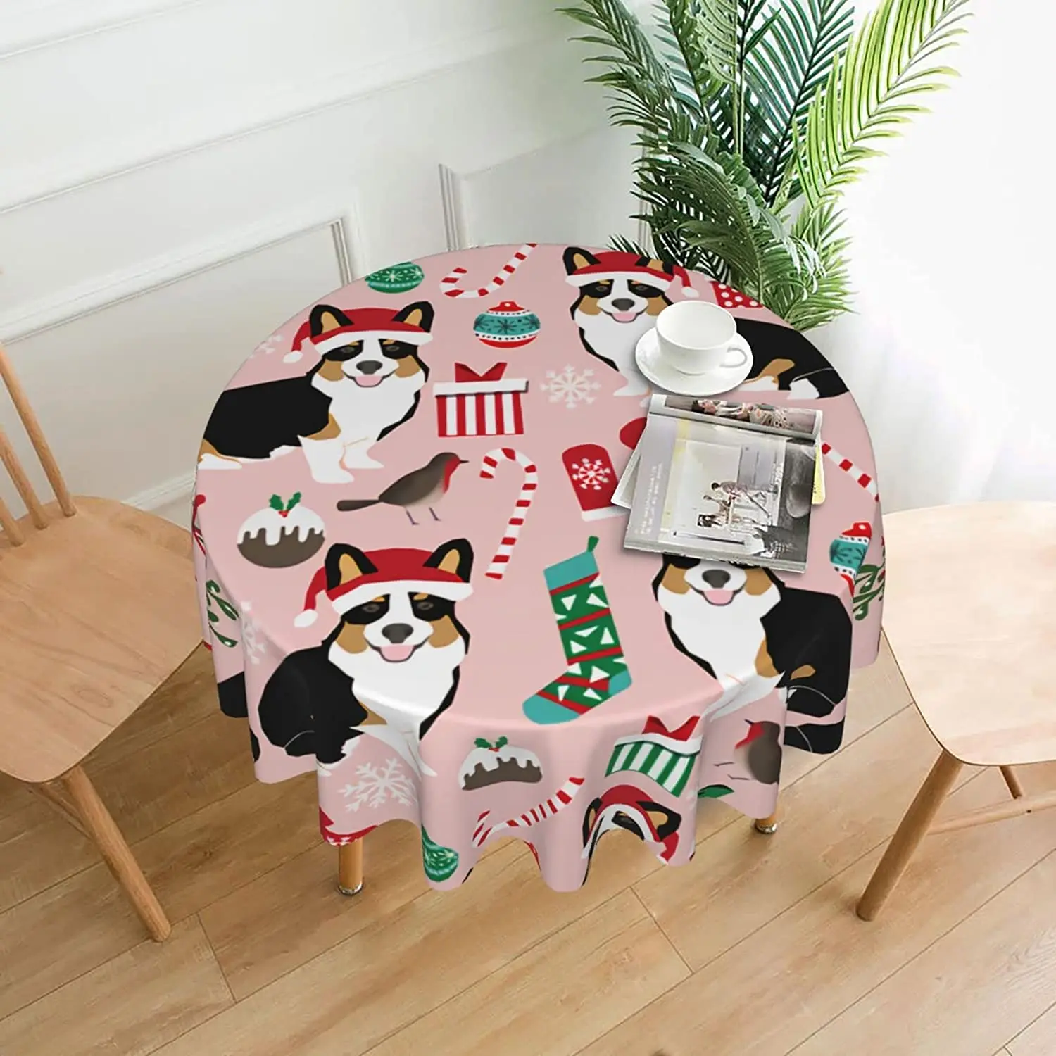 Cute Corgis Round Tablecloth Stain Wrinkle Free Washable Table Cloths for Decorative Kitchen Dining Party Wedding Indoor
Cute Corgis Round Tablecloth Stain Wrinkle Free Washable Table Cloths for Decorative Kitchen Dining Party Wedding Indoor