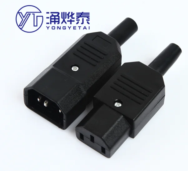 YYT 2PCS Electric vehicle charging product word plug socket pure copper three-hole three-pin AC power plug 10A male and female
YYT 2PCS Electric vehicle charging product word plug socket pure copper three-hole three-pin AC power plug 10A male and female