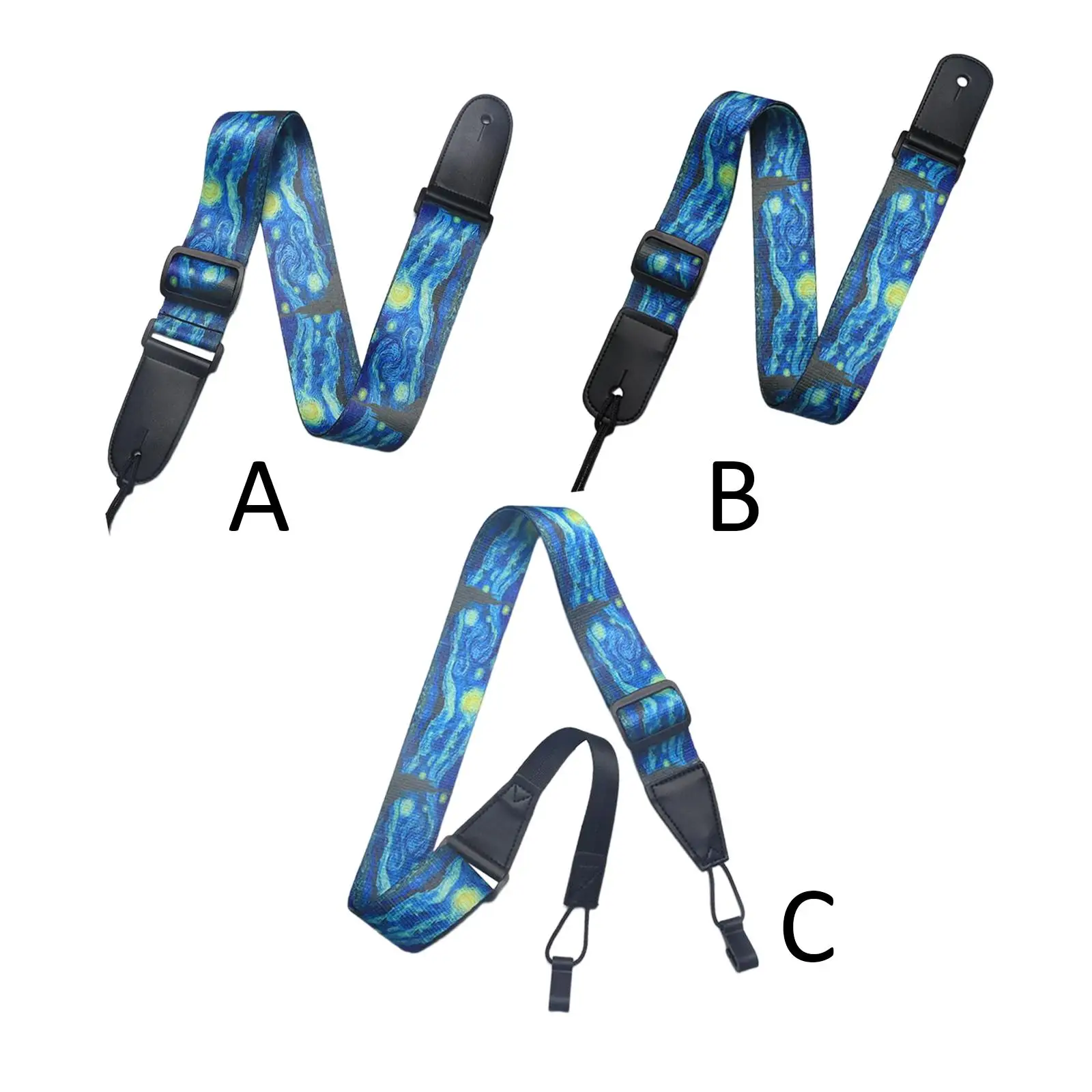 Ремешок для акустической гитары без отверстий для акустической электрогитары аксессуары для Укулеле 
Ремешок для акустической гитары без отверстий для акустической электрогитары аксессуары для Укулеле