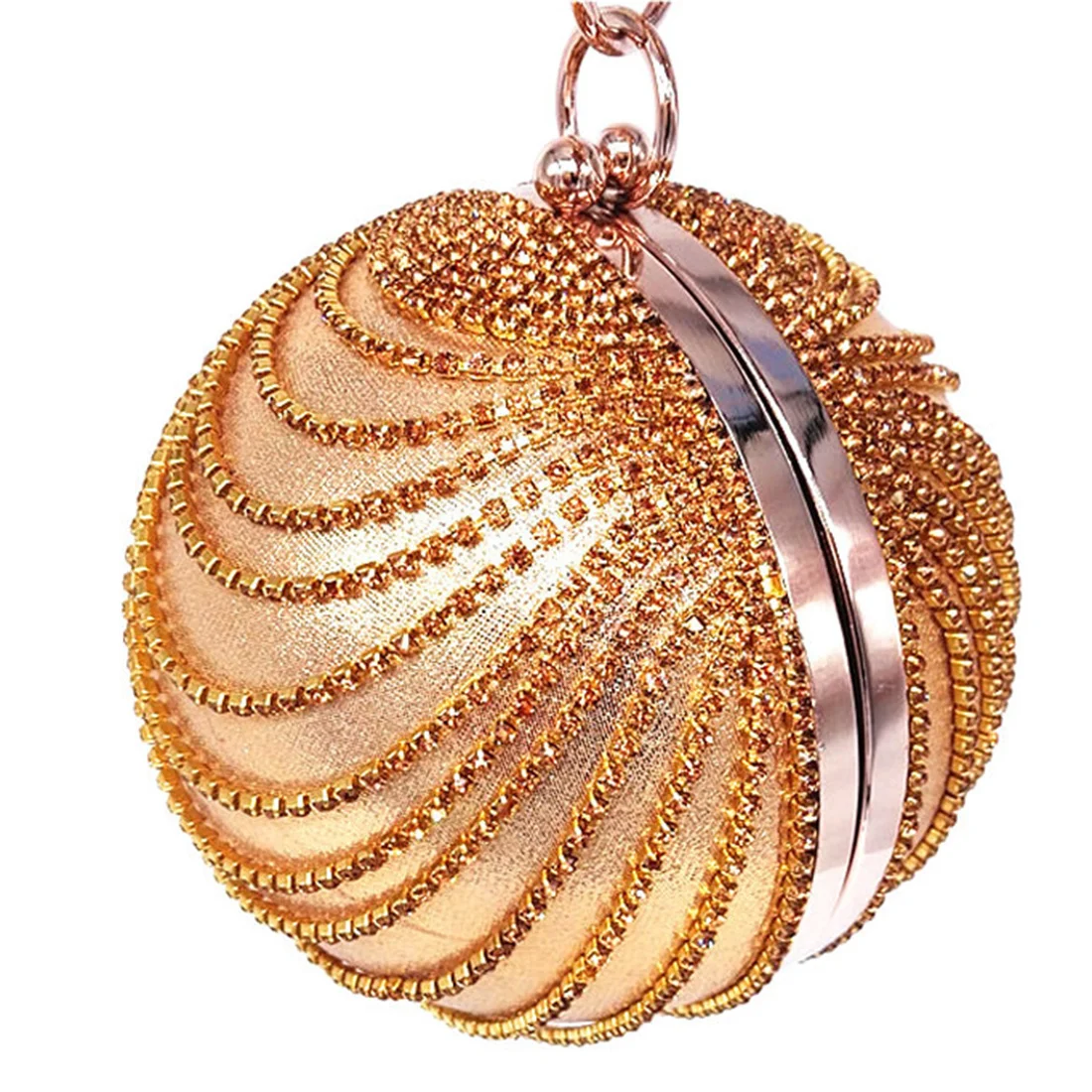Fashion Women Clutch Bags Round Shaped Full Rhinestone Crystal Tassel Clutches Banquet Handbags Evening Bag Chain Shoulder Bag
Fashion Women Clutch Bags Round Shaped Full Rhinestone Crystal Tassel Clutches Banquet Handbags Evening Bag Chain Shoulder Bag