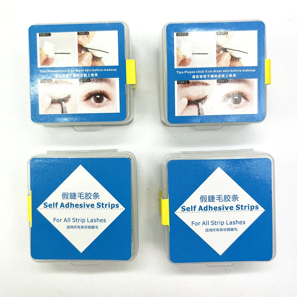40Pcs/Box Reusable Eyelash Glue Self-Adhesive Glue-Free Strip False Eyelashes Makeup Tools Hypoallergenic No Glue Non Blooming
40Pcs/Box Reusable Eyelash Glue Self-Adhesive Glue-Free Strip False Eyelashes Makeup Tools Hypoallergenic No Glue Non Blooming