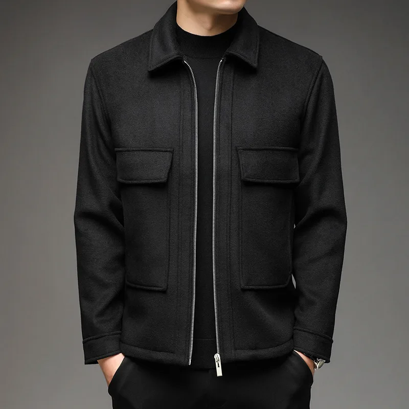 Men Clothing 2022 Top Grade 55% Wool New Brand Luxury Casual Fashion Flap Pocket Jacket Windbreaker Overcoat Woolen Coat
Men Clothing 2022 Top Grade 55% Wool New Brand Luxury Casual Fashion Flap Pocket Jacket Windbreaker Overcoat Woolen Coat