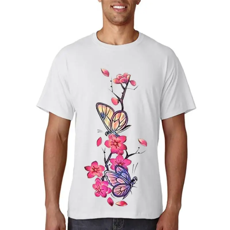 Футболка женская с коротким рукавом, модный топ с рисунком, с принтом бабочки, цветка, акварель, мультяшный рисунок
Футболка женская с коротким рукавом, модный топ с рисунком, с принтом бабочки, цветка, акварель, мультяшный рисунок