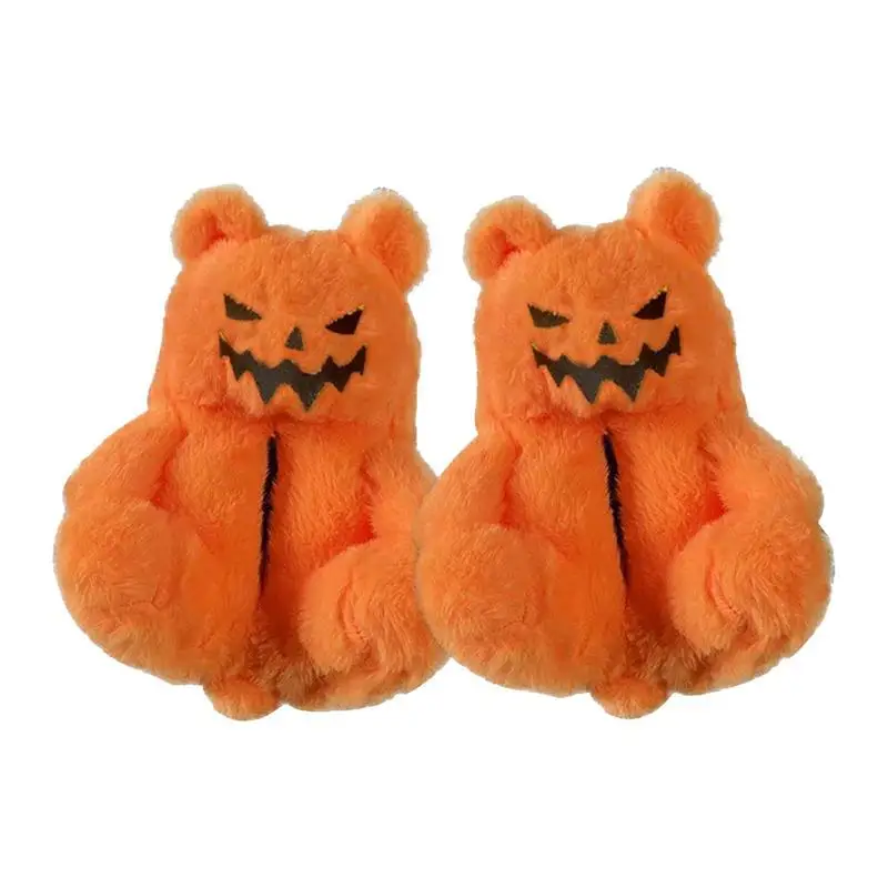 Slipper Halloween Fuzzy Animal Slippers Lantern Pumpkin Bear Slippers Warm And Anti Slip Halloween Slippers For Travel Shopping
Slipper Halloween Fuzzy Animal Slippers Lantern Pumpkin Bear Slippers Warm And Anti Slip Halloween Slippers For Travel Shopping