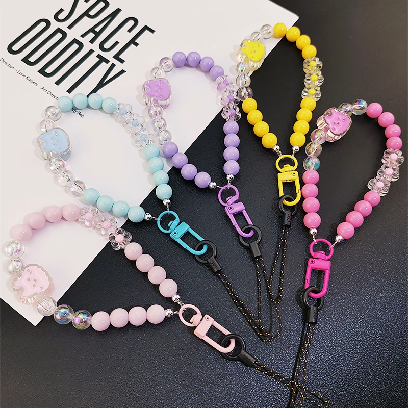 Short Hand-held Chain Strap Wrist Lanyard Mobile Phone Lanyard Hand-beaded Rabbit Beads Phone Anti-lost Sling Keychain Strap
Short Hand-held Chain Strap Wrist Lanyard Mobile Phone Lanyard Hand-beaded Rabbit Beads Phone Anti-lost Sling Keychain Strap