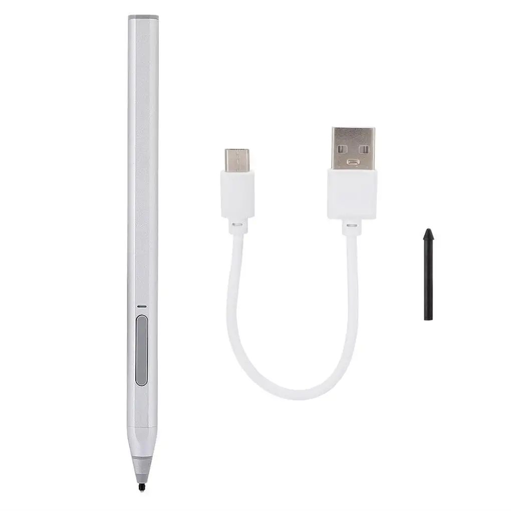 Rechargeable Stylus Tablet Smart Stylus Pen Fit for Microsoft Surface Pro 5 6 7(Silver )
Rechargeable Stylus Tablet Smart Stylus Pen Fit for Microsoft Surface Pro 5 6 7(Silver )