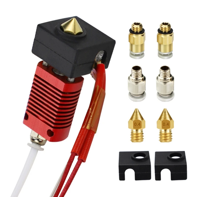3D Printer 9Pcs Extruder Hotend Capricorns Bowden PTFE Tubing MK8 Extruder Pneumatic Coupler 0.4mm Nozzle Kits
3D Printer 9Pcs Extruder Hotend Capricorns Bowden PTFE Tubing MK8 Extruder Pneumatic Coupler 0.4mm Nozzle Kits