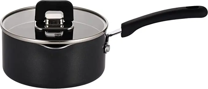 Saucepan Pot W/ Lid-Non-Stick Stylish Kitchen Cookware W/ Foldable Knob 3.1 Quart (Black)
Saucepan Pot W/ Lid-Non-Stick Stylish Kitchen Cookware W/ Foldable Knob 3.1 Quart (Black)