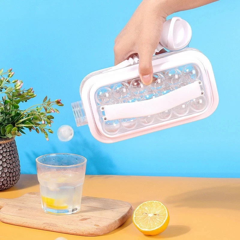 Ice Ball Maker Cubic Container Ice Cube Round Tray Mold DIY Iattice Kettle Bar Kitchen Tool 2 In 1 Portable Creative Ice Bottle
Ice Ball Maker Cubic Container Ice Cube Round Tray Mold DIY Iattice Kettle Bar Kitchen Tool 2 In 1 Portable Creative Ice Bottle