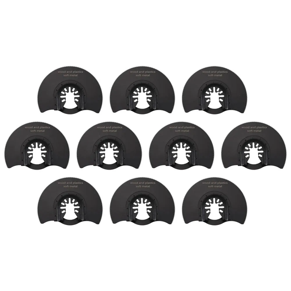 10Pcs 88mm Oscillating Saw Blade Semi-circular Saw Blade Swing Type Multi-function Blades For Multi-tool Woodworking Accessories
10Pcs 88mm Oscillating Saw Blade Semi-circular Saw Blade Swing Type Multi-function Blades For Multi-tool Woodworking Accessories