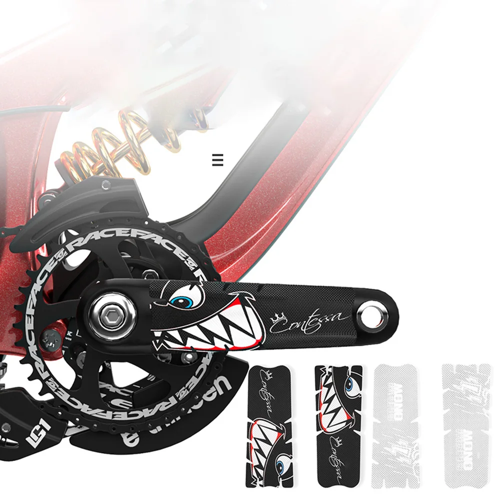 Bike Crank Arms Stickers Bicycle Protect Decal Protection From Abrasion 140x55mm Black/Transparent MTB Bike Protective Sticker
Bike Crank Arms Stickers Bicycle Protect Decal Protection From Abrasion 140x55mm Black/Transparent MTB Bike Protective Sticker
