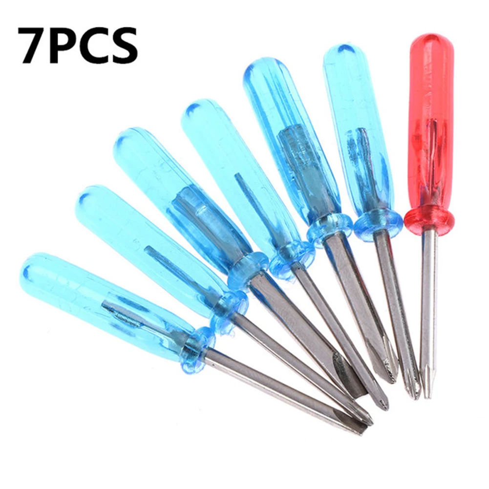

7pcs 4.5mm Screwdriver Mini Slotted Cross Word Head Five-pointed Star Screwdriver For Mobile Phone Laptop Repair Tools