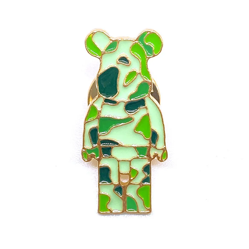 Cute Animal Bear Brooch Cartoon Camouflage Toy Bear Enamel Pin Clothing Badge Fashion Children's Jewelry
Cute Animal Bear Brooch Cartoon Camouflage Toy Bear Enamel Pin Clothing Badge Fashion Children's Jewelry