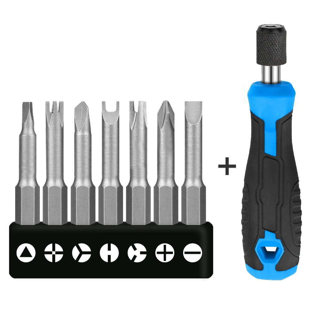 8pcs Cross Torx Hex Screwdriver Bit Chrome-plated With Handle For Bits Socket Wrench Hand Tools New In
8pcs Cross Torx Hex Screwdriver Bit Chrome-plated With Handle For Bits Socket Wrench Hand Tools New In