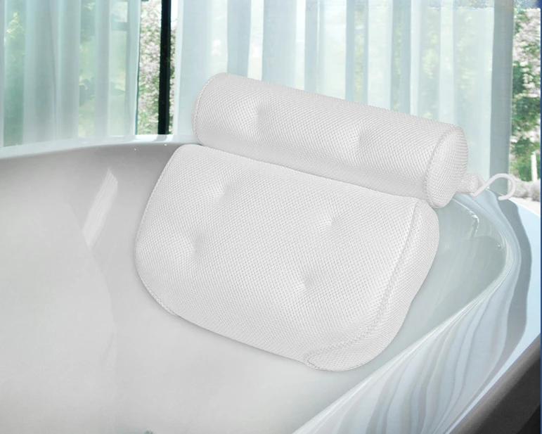 Home bath cushion bath pillow SPA 3d mesh with suction cup non slip waterproof bathtub pillow
Home bath cushion bath pillow SPA 3d mesh with suction cup non slip waterproof bathtub pillow
