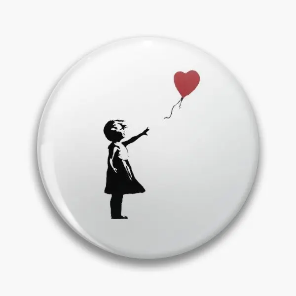 Girl With Balloon Banksy Customizable Soft Button Pin Funny Cute Creative Collar Jewelry Lapel Pin Lover Women Fashion Decor
Girl With Balloon Banksy Customizable Soft Button Pin Funny Cute Creative Collar Jewelry Lapel Pin Lover Women Fashion Decor