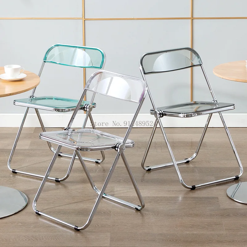Transparent Crystal Dining Chair Stool Fashion Folding Chair Bedroom Makeup Chair Photo Chair Home Back Chair Home Furniture
Transparent Crystal Dining Chair Stool Fashion Folding Chair Bedroom Makeup Chair Photo Chair Home Back Chair Home Furniture