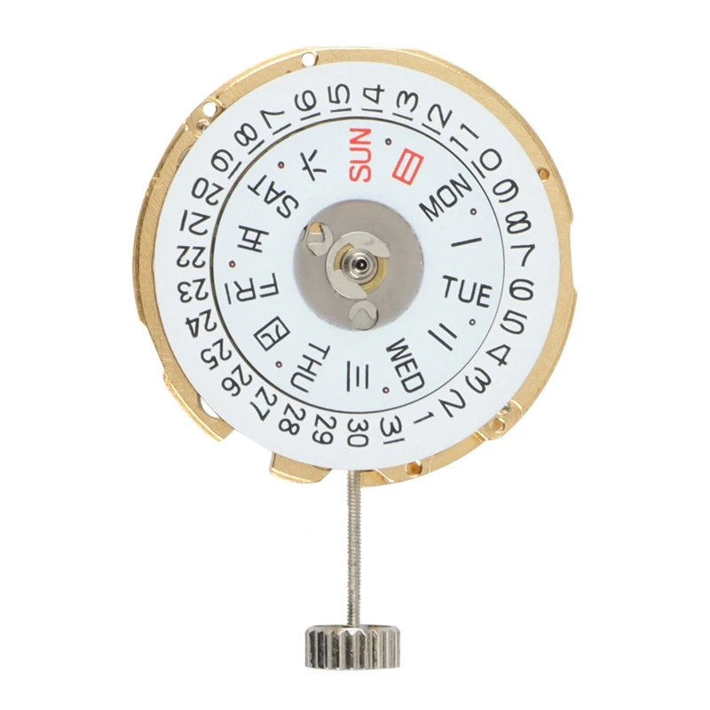Watch Movement NH36 Automatic Watch Movement Gold /White Date Day Wheel Wristwatch Replacement for Seiko NH36 Movement 
Watch Movement NH36 Automatic Watch Movement Gold /White Date Day Wheel Wristwatch Replacement for Seiko NH36 Movement