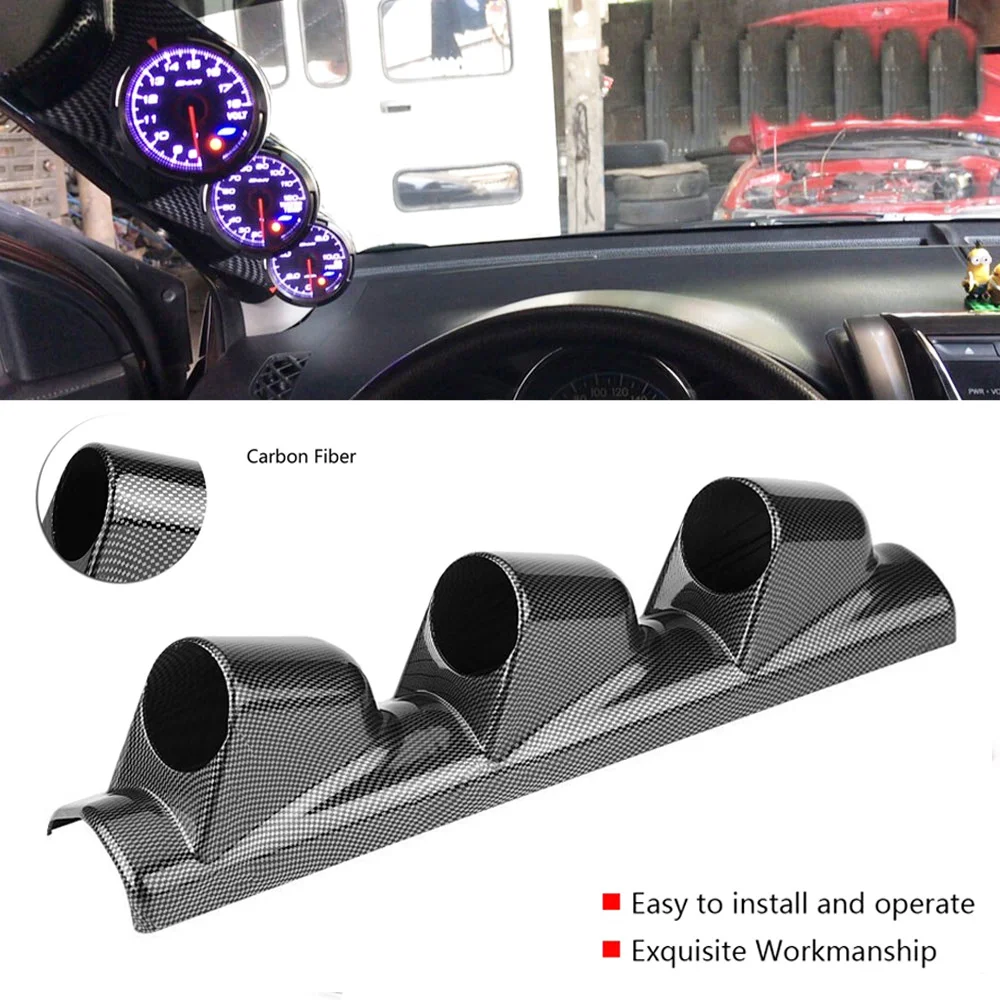 52mm A-Pillar Car Modified Instrument Frame Left Right Hand 3 Hole Seat Table Instrument Stand Racing Meter Carbon Fiber
52mm A-Pillar Car Modified Instrument Frame Left Right Hand 3 Hole Seat Table Instrument Stand Racing Meter Carbon Fiber