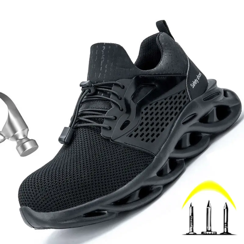 Men Safety Shoes Men Boots AIR Mesh Buffer Thick Bottom Lightweight Steel Toe Anti-smashing Work Indestructible Shoes
Men Safety Shoes Men Boots AIR Mesh Buffer Thick Bottom Lightweight Steel Toe Anti-smashing Work Indestructible Shoes