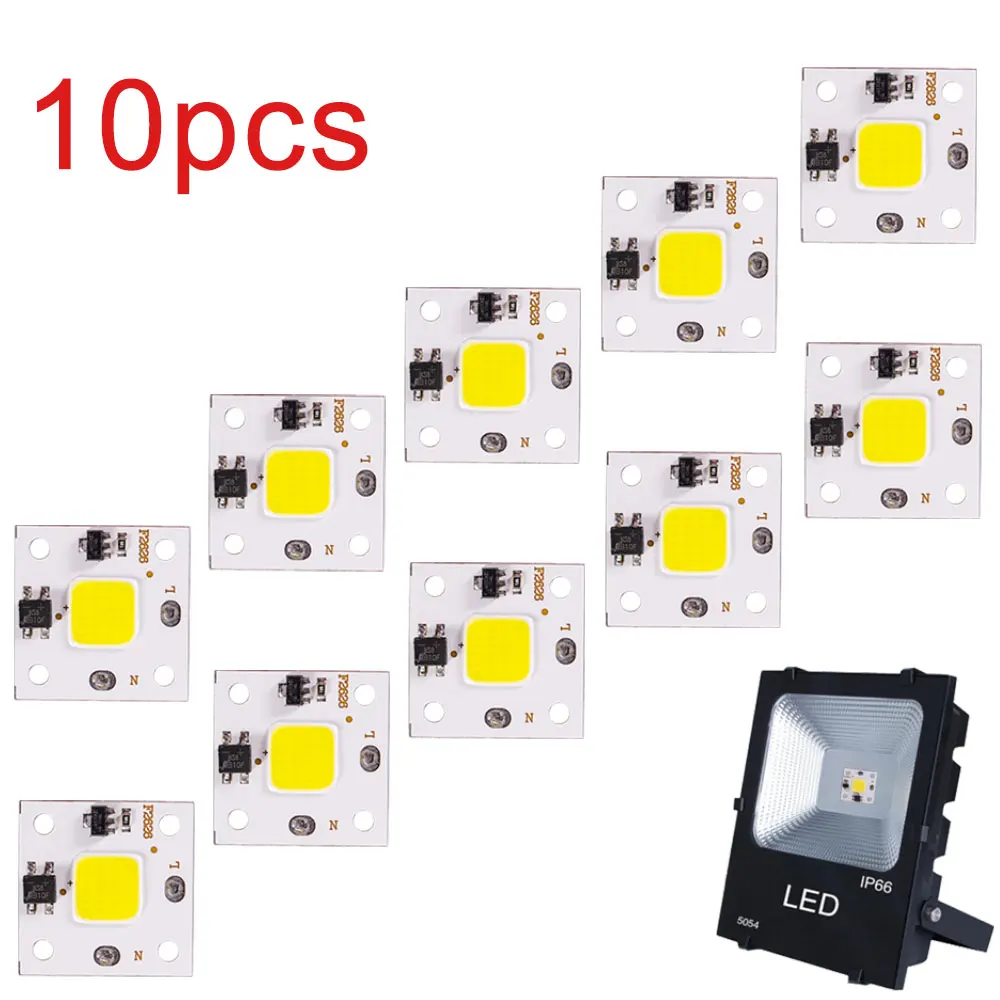 10PCS LED Chip 10W AC220V COB CHIP LED Lamp For Flood light Spotlight Accessories Lampada DIY No Need Driver Matrix Lighting
10PCS LED Chip 10W AC220V COB CHIP LED Lamp For Flood light Spotlight Accessories Lampada DIY No Need Driver Matrix Lighting