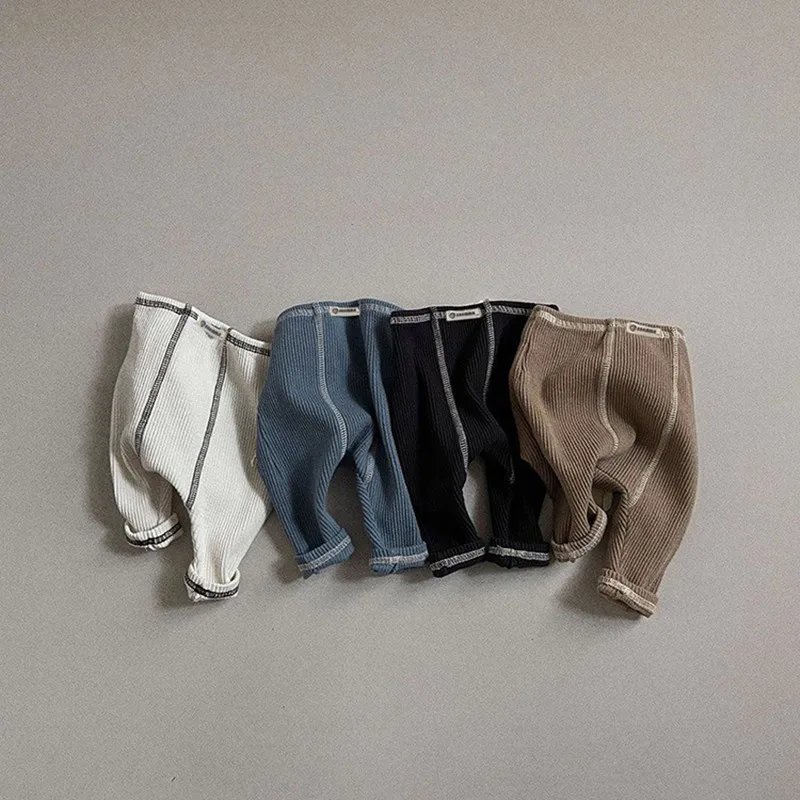 Girls Boys Pants Ribbed Cotton Kids Leggings Black Girls Big PP Pants Solid 6M-2Y Children Striped Contrast Bottoming Trousers
Girls Boys Pants Ribbed Cotton Kids Leggings Black Girls Big PP Pants Solid 6M-2Y Children Striped Contrast Bottoming Trousers