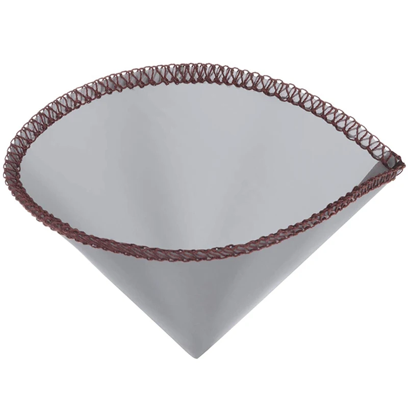 Многоразовый конусный фильтр для кофе из нержавеющей стали
Многоразовый конусный фильтр для кофе из нержавеющей стали