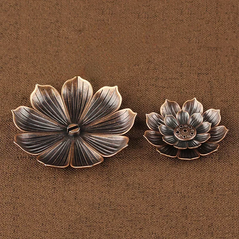 Incense Burner Stick Incense Holder Home Buddhism Decoration Coil Lotus Censer Bronze Air Vaporizer Home Decor Supplies
Incense Burner Stick Incense Holder Home Buddhism Decoration Coil Lotus Censer Bronze Air Vaporizer Home Decor Supplies