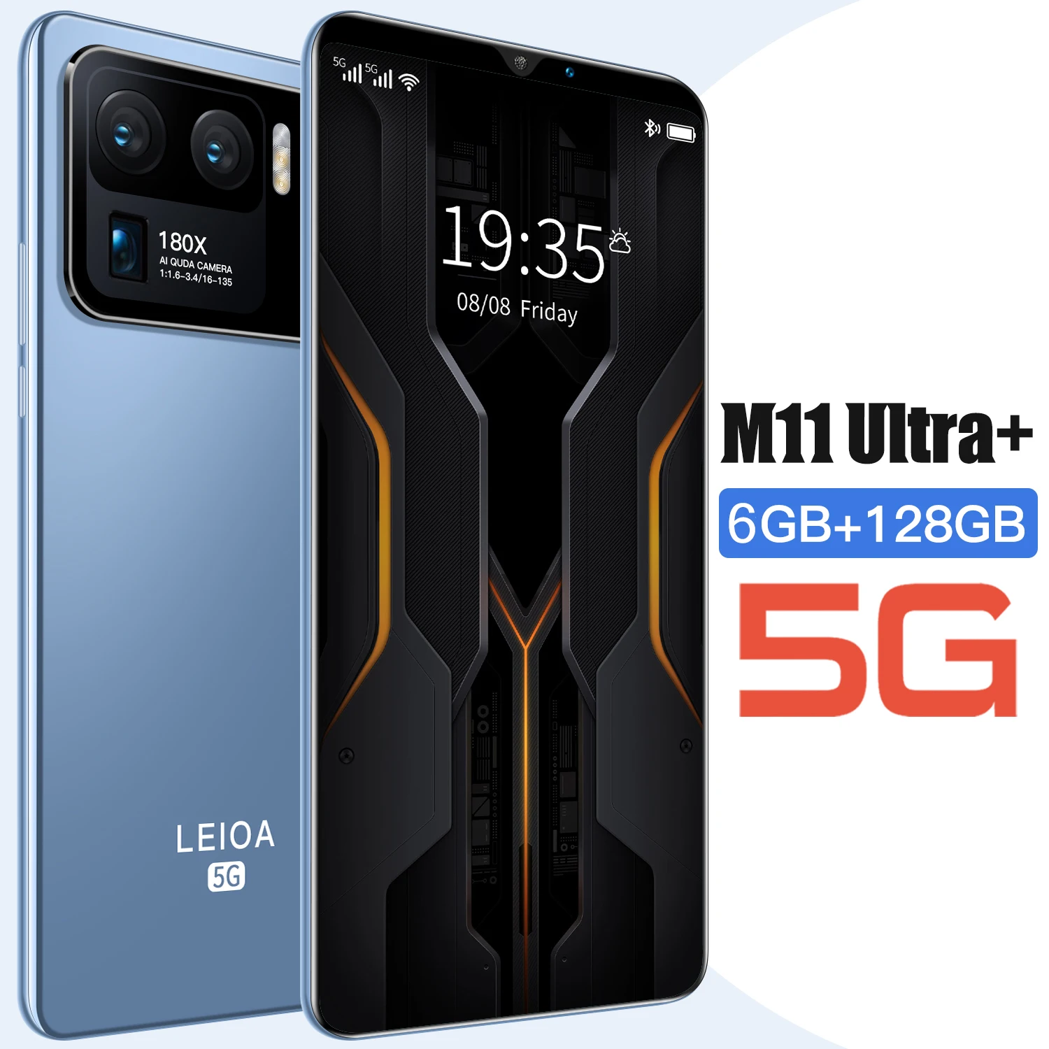 M11 ULTRA Global Version Smartphone Android 10.0 Mobile Phones 6GB 128GB Phone 6.1 Inch 4G 5G Dual Card Cell Phone Smart Phone
M11 ULTRA Global Version Smartphone Android 10.0 Mobile Phones 6GB 128GB Phone 6.1 Inch 4G 5G Dual Card Cell Phone Smart Phone