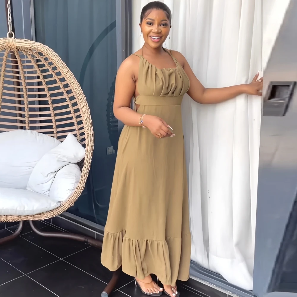 Women Dress Sleeveless O Neck A Line Pleated Elegant Office Ladies Summer Fashion With Bow Classy Female 2023 New Gowns Robe
Women Dress Sleeveless O Neck A Line Pleated Elegant Office Ladies Summer Fashion With Bow Classy Female 2023 New Gowns Robe