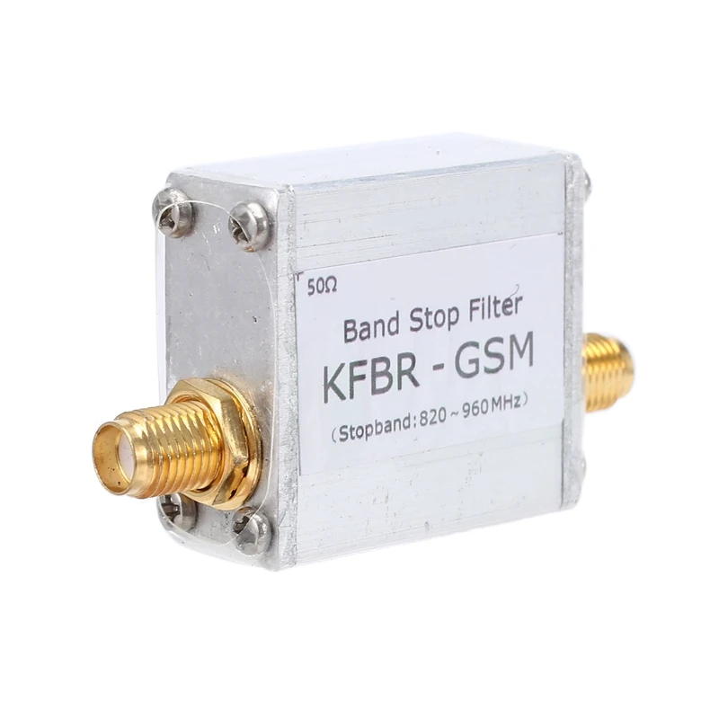Фильтр для остановки диапазона 860-960 МГц, интерфейс GSM сигнала SMA, низкие вносимые потери
Фильтр для остановки диапазона 860-960 МГц, интерфейс GSM сигнала SMA, низкие вносимые потери