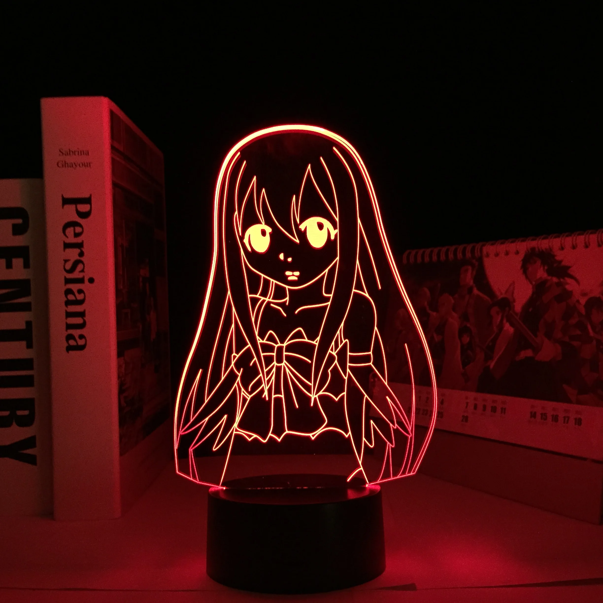 Anime Fairy Tail Wendy Marvell Figure 3D LED Night Light Lamp for Dorm Deco Girls Bedoom Decor Usb Battery Powered Nightlight
Anime Fairy Tail Wendy Marvell Figure 3D LED Night Light Lamp for Dorm Deco Girls Bedoom Decor Usb Battery Powered Nightlight