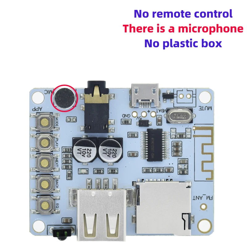 TZT А7-004 Bluetooth-MP3 модуль
TZT А7-004 Bluetooth-MP3 модуль
