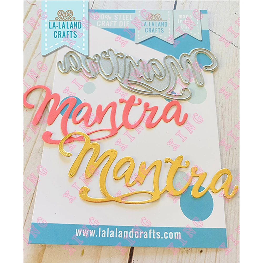 2022 New Scrapbook Diary Decoration Stencils Mantra Metal Cutting Dies Embossing Template Diy Greeting Card Handmade Craft Molds
2022 New Scrapbook Diary Decoration Stencils Mantra Metal Cutting Dies Embossing Template Diy Greeting Card Handmade Craft Molds