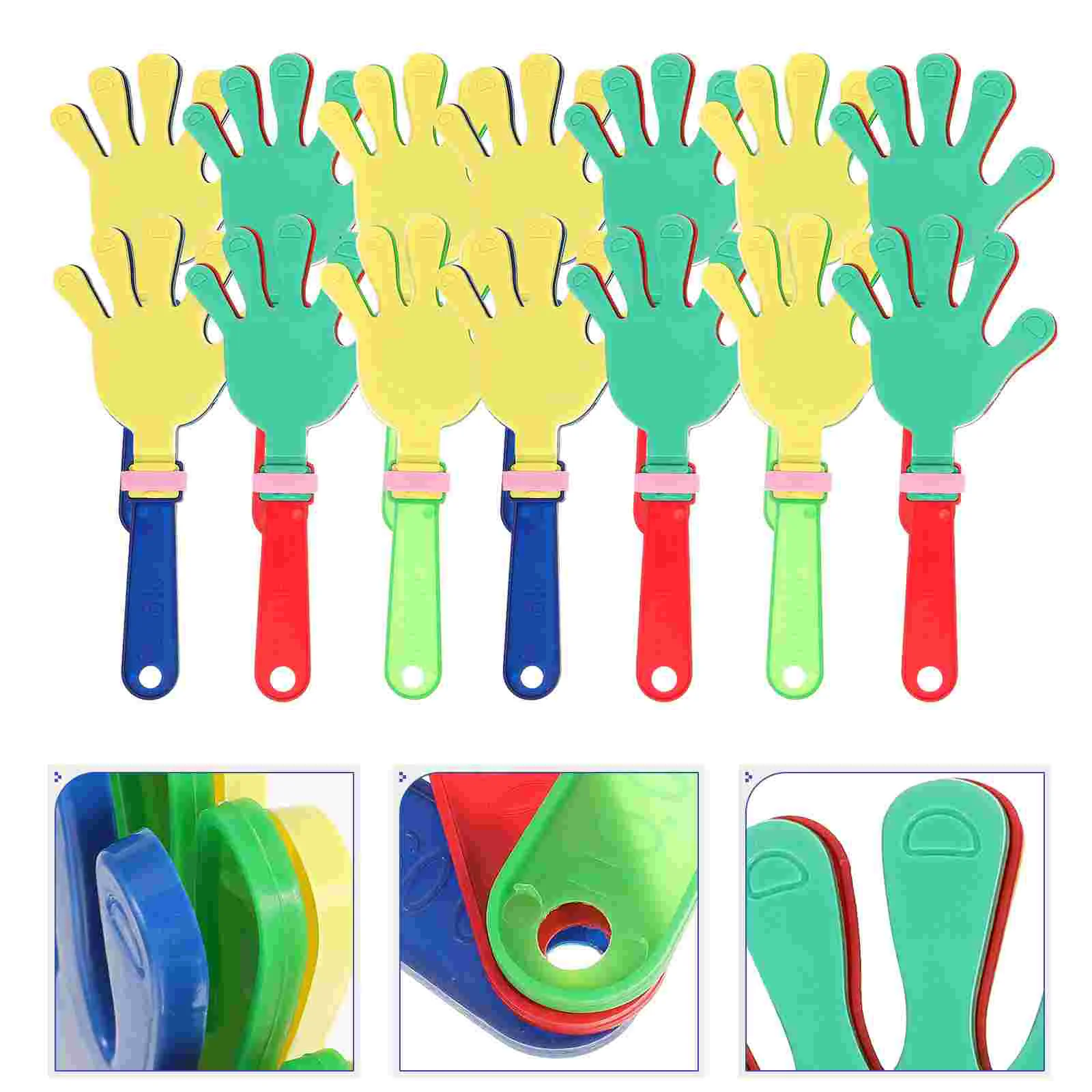 

24 Pcs Clapping Toy Party Favor Goody Bags Kids Sound Making Wedding Props Concert Hands Cheering