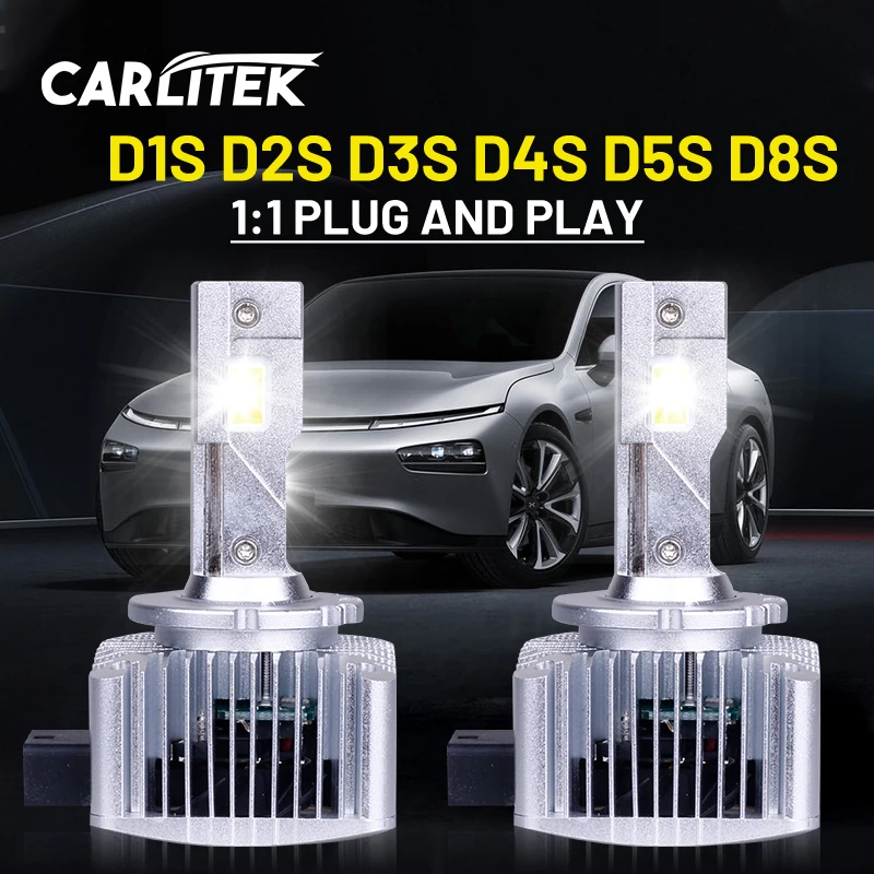 

D2S LED Headlamp 25000LM HID D1S D3S D4S D5S D8S D1R D1C D2R D2H D3R D4R 70W 6000K CSP Auto HID Bulb High Bright Fan Cooling 12V