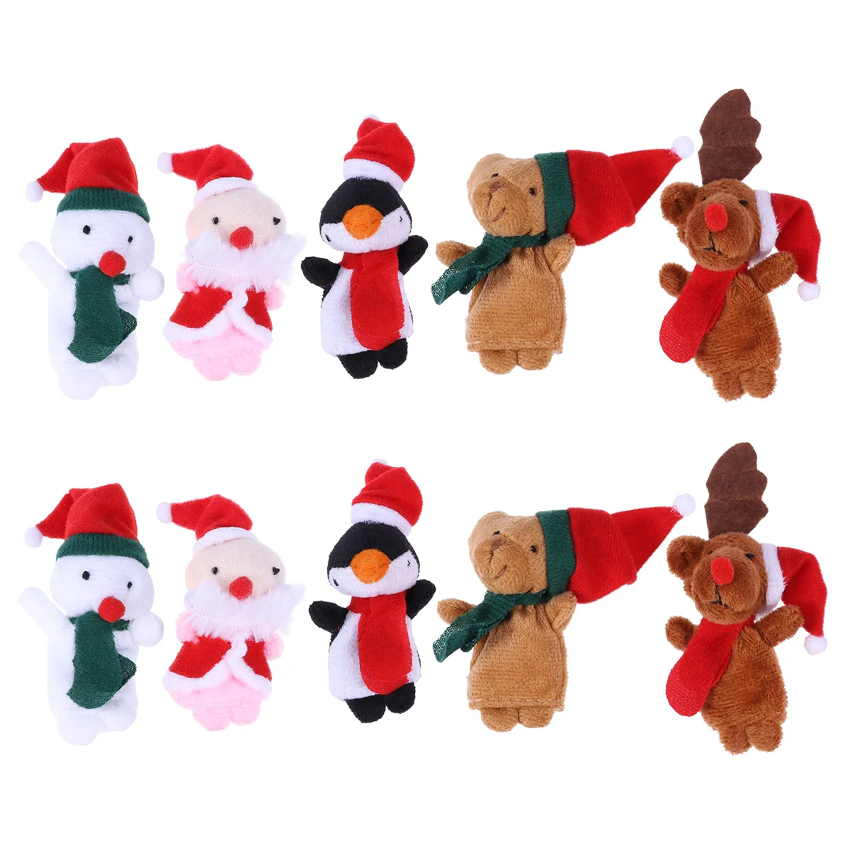 Finger Puppets Christmas Puppet Deer Santa Plush Animal Kids Holiday Toy Mini Children Cartoon Hand Story Reindeer Educational
Finger Puppets Christmas Puppet Deer Santa Plush Animal Kids Holiday Toy Mini Children Cartoon Hand Story Reindeer Educational