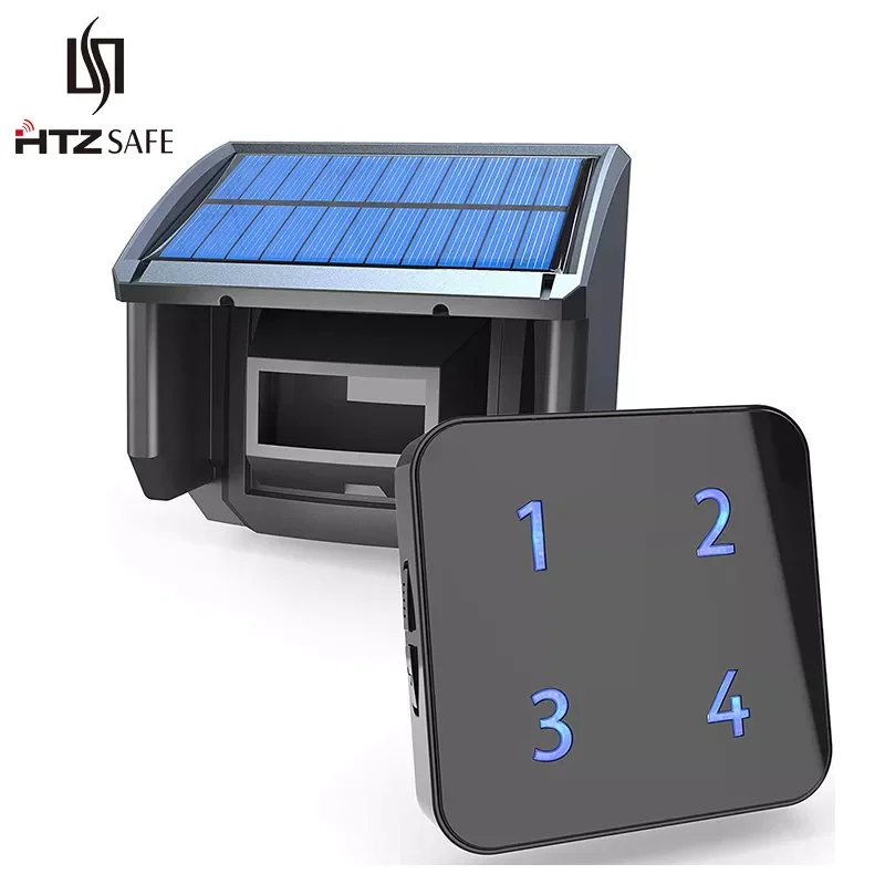 HTZSAFE 400 Meters Solar Wireless Driveway Alarm Outdoor Weather-Resistant Motion Sensor & Detector DIY Security Alert Syste
HTZSAFE 400 Meters Solar Wireless Driveway Alarm Outdoor Weather-Resistant Motion Sensor & Detector DIY Security Alert Syste
