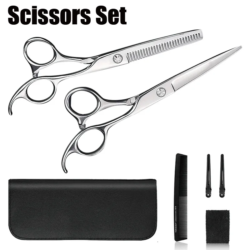 Professional Hairdressing Scissors 6.5 Inch Hair Cutting Thinning Scissors Barber Shear Thinning Hair Comb Accessories 
Professional Hairdressing Scissors 6.5 Inch Hair Cutting Thinning Scissors Barber Shear Thinning Hair Comb Accessories