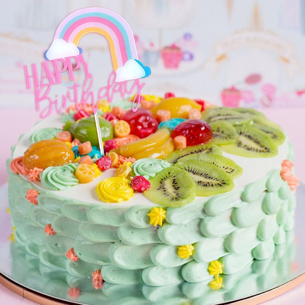 Rainbow Cloud Pink Happy Birthday Cake Topper Decoration Card Bachelor Hat Acrylic Graduation Party Birthday Cake Decoration
Rainbow Cloud Pink Happy Birthday Cake Topper Decoration Card Bachelor Hat Acrylic Graduation Party Birthday Cake Decoration