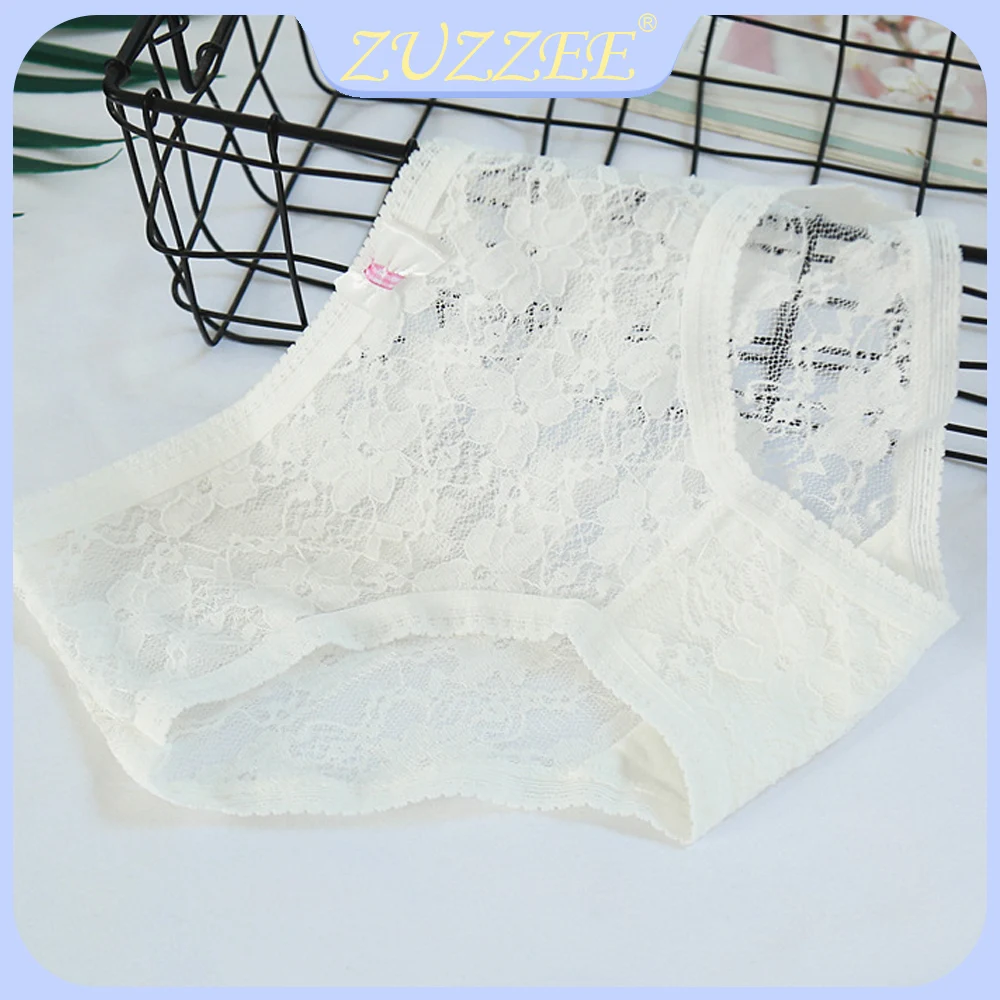ZUZZEE Sexy Lace Panties Breathable Soft Lingerie Female Briefs Panty Sexy Transparent Women's Underpants
ZUZZEE Sexy Lace Panties Breathable Soft Lingerie Female Briefs Panty Sexy Transparent Women's Underpants