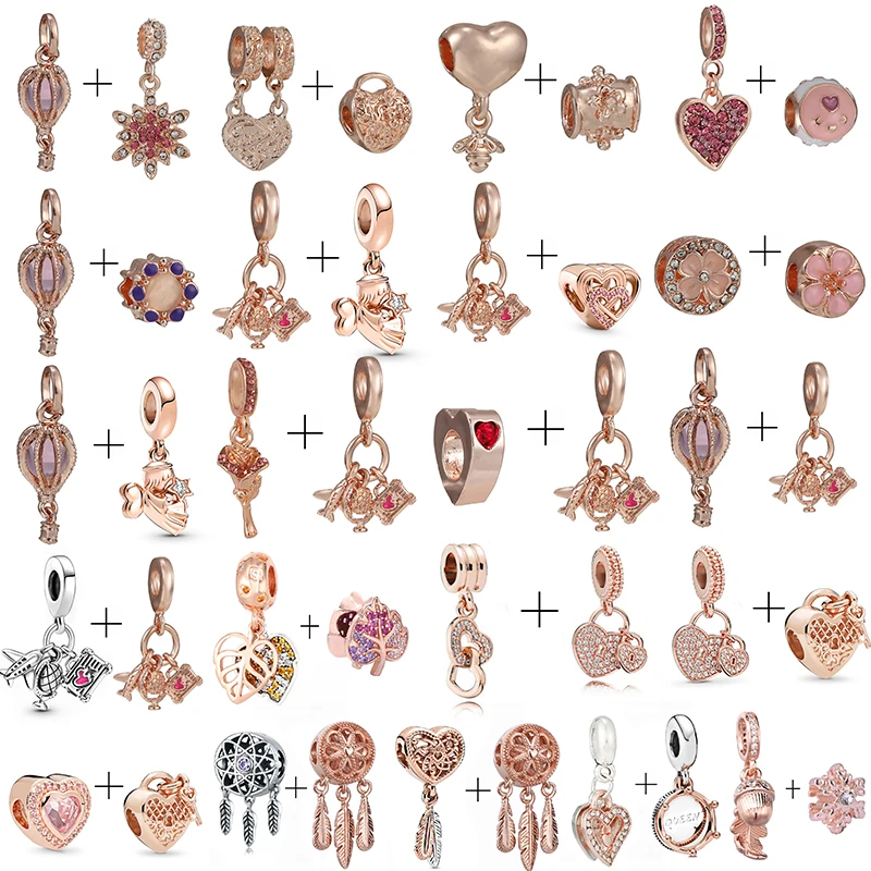 1+1 Rose Gold Fine Crystal Balloon Angel Pendant Beads For Original Brand Charm 3mm Bracelet DIY Men And Women Jewelry Gifts
1+1 Rose Gold Fine Crystal Balloon Angel Pendant Beads For Original Brand Charm 3mm Bracelet DIY Men And Women Jewelry Gifts