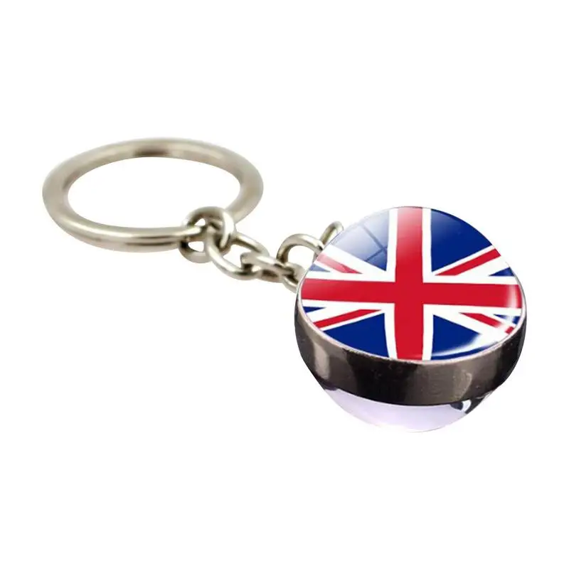 

Uk Keychain England Keychain Car Keychain Celebrate King Charles III Coronation London Flag For Car Key Suitcase Handbag