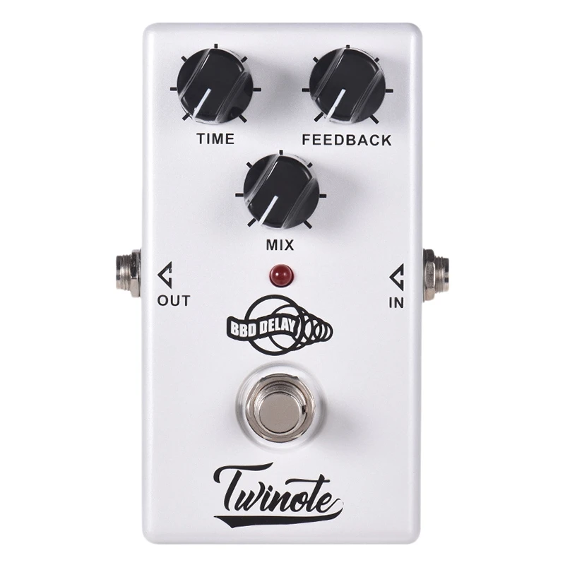 Twinote BBD DELAY Guitar Effect Pedal True Bypass Analog Chorus Effects Pedal Processsor Delay
Twinote BBD DELAY Guitar Effect Pedal True Bypass Analog Chorus Effects Pedal Processsor Delay