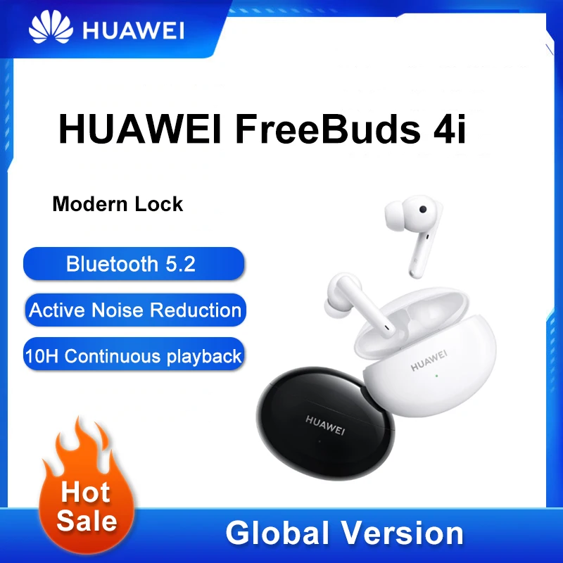

Оригинальные Bluetooth-наушники HUAWEI FreeBuds 4i, TWS Беспроводные наушники с активным шумоподавлением, чистый звук, качественные беспроводные наушники