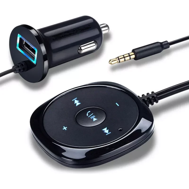 Bluetooth-compatible 3.0 AUX Adapter for Car Noise Cancelling Music Receiver for Home Stereo-Headphones Hands-Free Calls 
Bluetooth-compatible 3.0 AUX Adapter for Car Noise Cancelling Music Receiver for Home Stereo-Headphones Hands-Free Calls