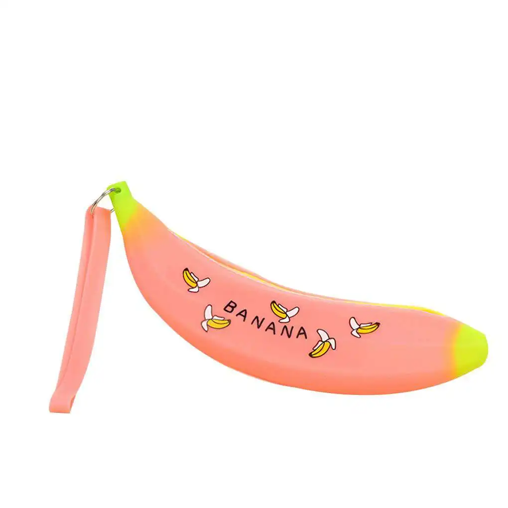 Banana Style Unisex Silicone Large Space Pen Coin Bags Change Purse Outdoor Key Chain Bag
Banana Style Unisex Silicone Large Space Pen Coin Bags Change Purse Outdoor Key Chain Bag