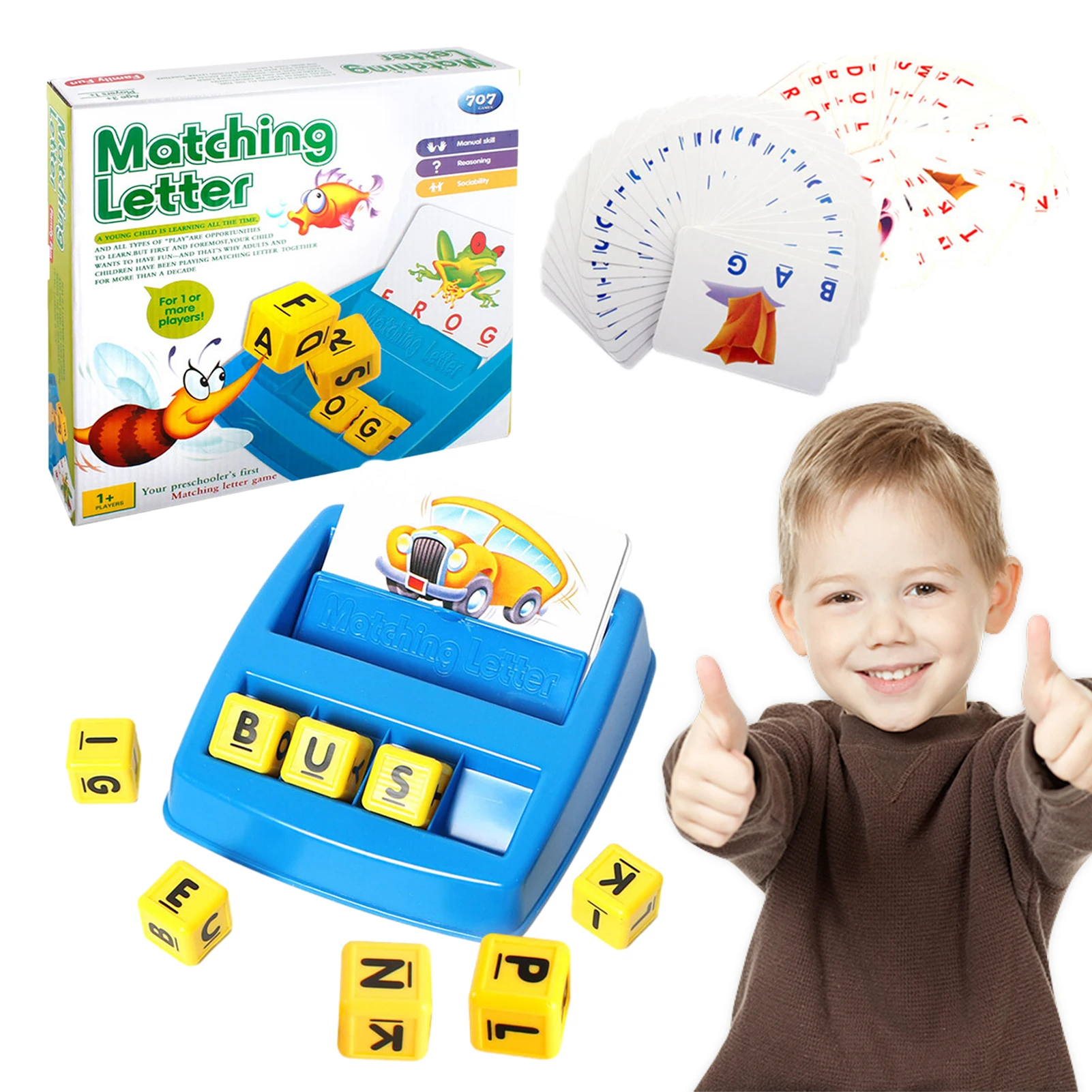 Kids Educational Toys Spelling Letter Matching Board Game For Children Learning Spelling Reading English Preschool Learning Gift
Kids Educational Toys Spelling Letter Matching Board Game For Children Learning Spelling Reading English Preschool Learning Gift