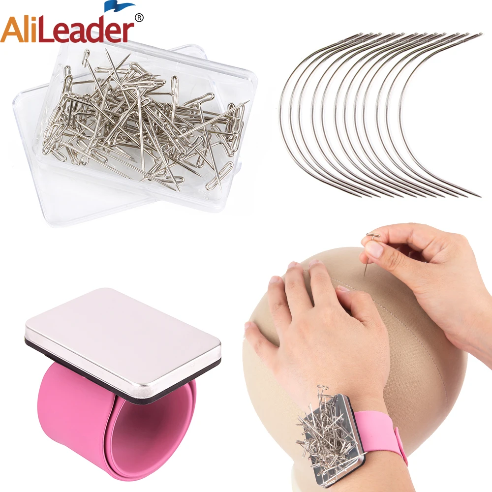 Magnetic Wrist Sewing Pincushion black pink purple blue green silicone wristband pin holder with t/c-pins for wig Accessories
Magnetic Wrist Sewing Pincushion black pink purple blue green silicone wristband pin holder with t/c-pins for wig Accessories
